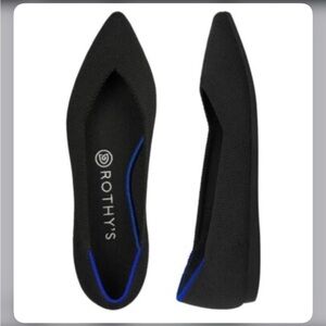 Rothy’s The Point Black Solid Flats